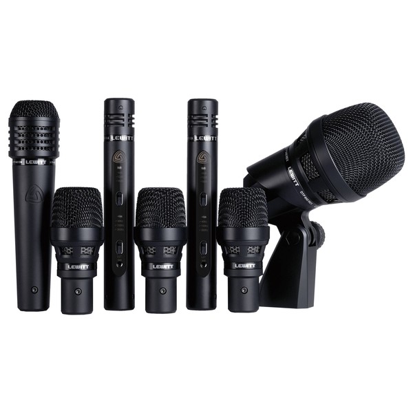 Lewitt Beat Kit Pro 7 Drum Microphone Kit - Full Contents