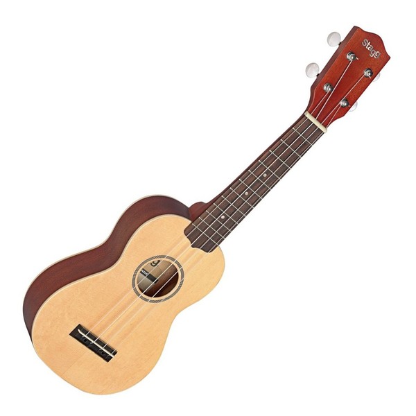 Stagg Soprano Ukulele Solid Spruce Mahogany