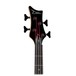 Dean Edge Series 4 String Bass with EMG Pickups, Classic Black Headstock