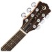 Luna Oracle Peace Grand Concert Electro Acoustic Guitar Neck & Headstock View