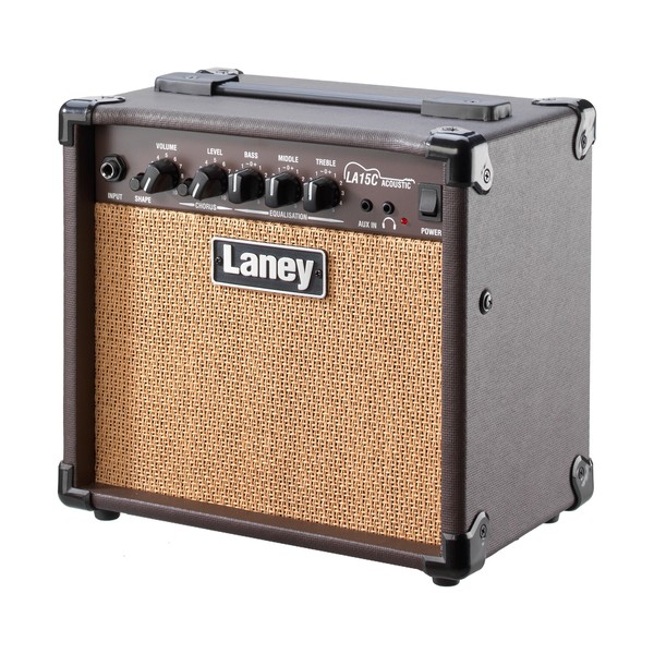 Laney LA15C LA 15W 2x5 Acoustic Combo Front Angle View