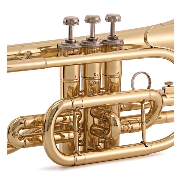 Student Cornet by Gear4music, Light Gold + Beginner Pack