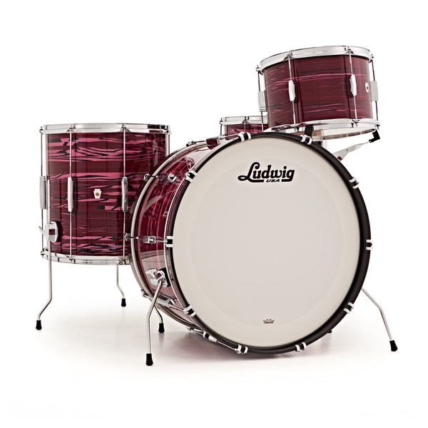 Ludwig Club Date 22" Shell Pack, Ruby Strata w/ Free Matching Snare