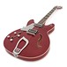 Hagstrom Super Viking Semi-Hollow Left Handed Guitar, Wild Cherry