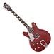 Hagstrom Super Viking Semi-Hollow Left Handed Guitar, Wild Cherry