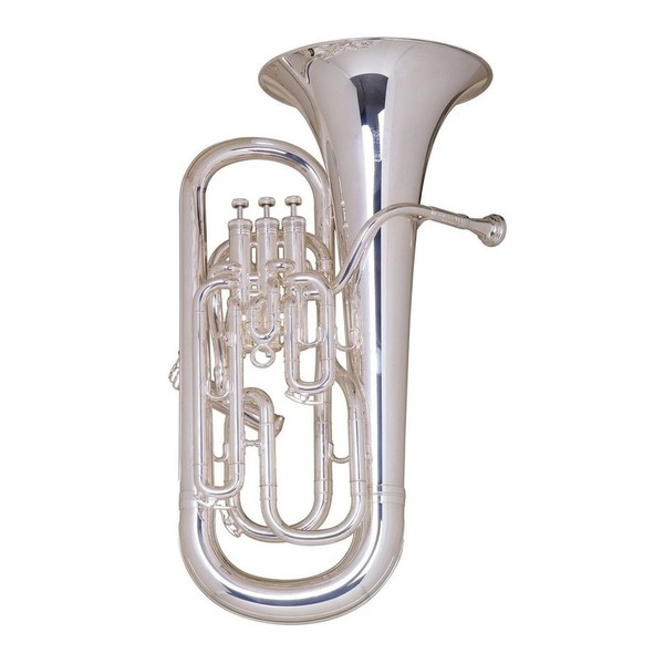 Besson 180th Anniversary Sovereign Euphonium, Satin Silver Plate