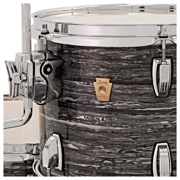 Ludwig Classic Maple Shell Pack, Black Oyster w/ Free Matching Snare
