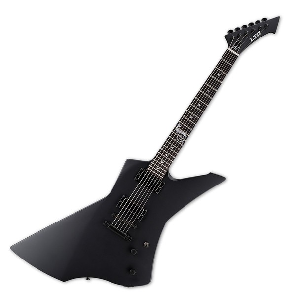 ESP LTD James Hetfield Snakebyte Electric Guitar, Satin Black