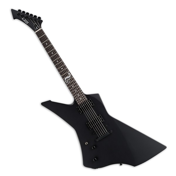 ESP LTD James Hetfield Snakebyte Electric Guitar LH, Satin Black