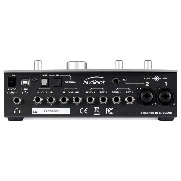 iD22 USB Audio Interface - Rear