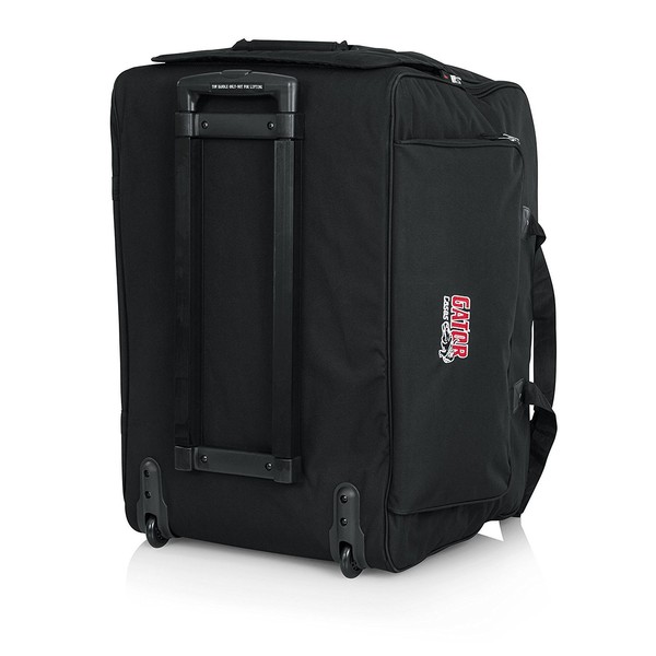 Gator GPA-715 Rolling Speaker Bag For Most 15" Speakers - Handle Down