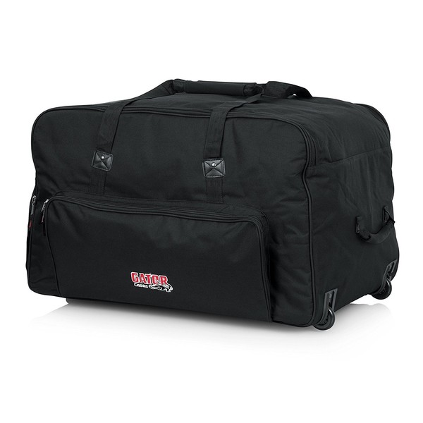 Gator GPA-715 Rolling Speaker Bag For Most 15" Speakers - Front Angle