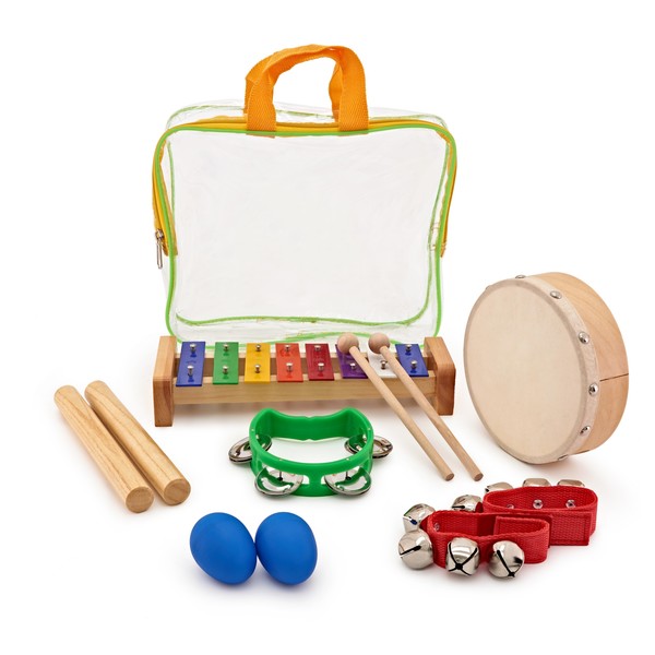 Drum and Jingle 6 Piece Kids Percussion Set by Gear4music