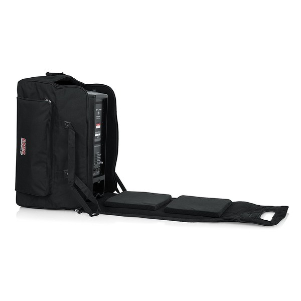 Gator GPA-715 Rolling Speaker Bag For Most 15" Speakers - Flap Open (Speaker not included)