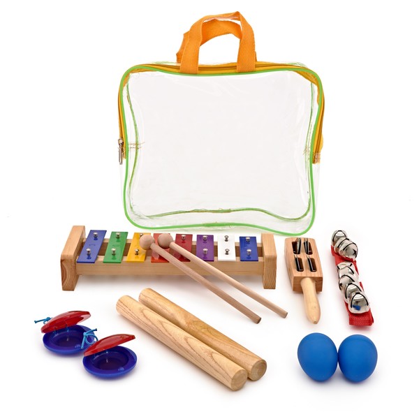 Rhythm Selection 6 Piece Kids Percussion Set by Gear4music