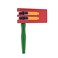 Colourful Wooden Ratchet by Gear4music