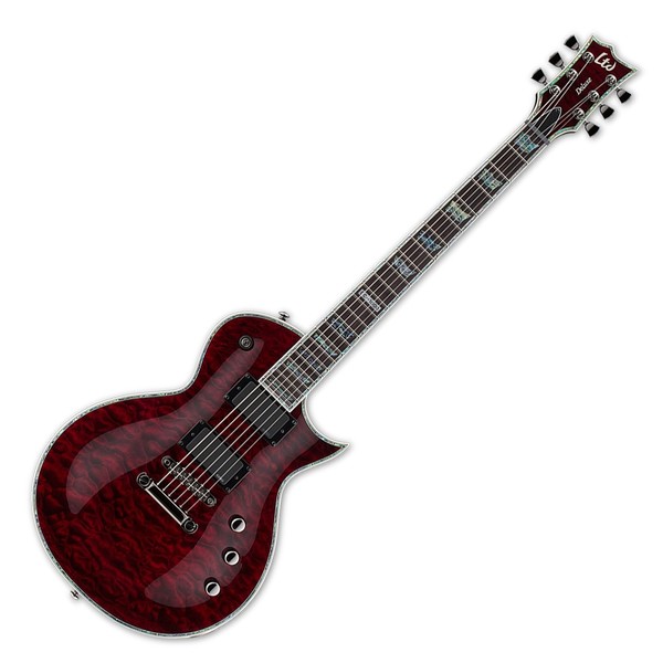 ESP LTD EC-1000 Electric Guitar, See Thru Black Cherry