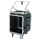 Gator GRC-10X12 PU Moulded Pop-Up Rack Case, 10U Top, 12U Side