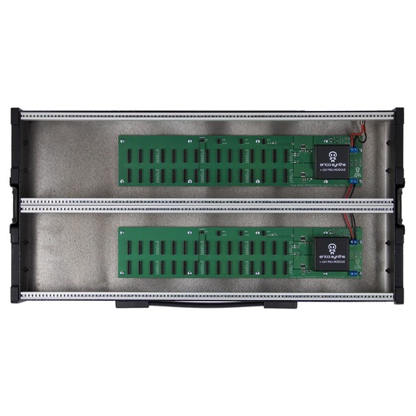 Erica Synths Aluminium Travel Case with Integrated PSU+ - Front