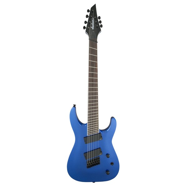 Jackson Soloist SLAT 7 MS 7弦 ファンフレット EMG Jackson X Series SLAT7 FF Soloist 7-String, Metallic Blue at