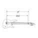 Jackson X Series SLAT7 FF Soloist 7-String scale length