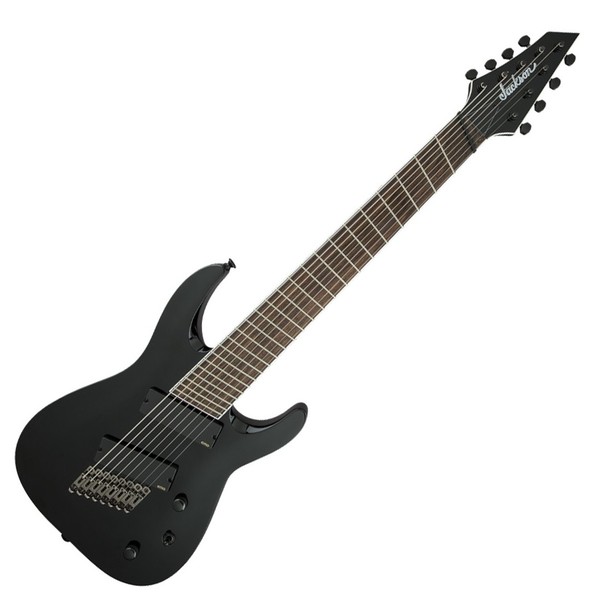 Jackson X Series SLAT8 FF Soloist 8-String Guitar, Gloss Black