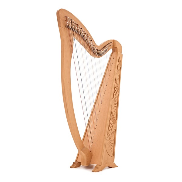 36 String Harp by Gear4music, Beech