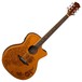 Luna Henna Oasis Electro Acoustic Guitar, Cedar Front View