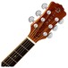 Luna Henna Oasis Electro Acoustic Guitar, Cedar Neck & Headstock View