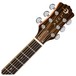 Luna Oracle Dragonfly Folk Electro Acoustic Guitar Neck & Headstock View