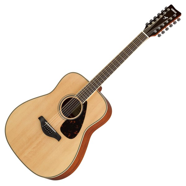 Yamaha FG820-12 12 String Acoustic Guitar, Natural 