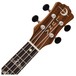 Luna High Tide Electro Acoustic Concert Ukulele, Koa Neck & Headstock View