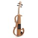 4/4 Size Electric Violin by Gear4music, Natural w/ Headphones