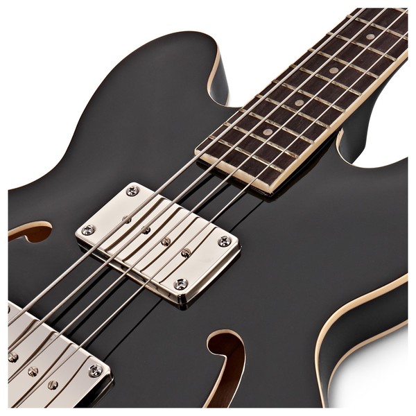San Francisco Semi Acoustic Bass Black, 15W Bass Amp Pack