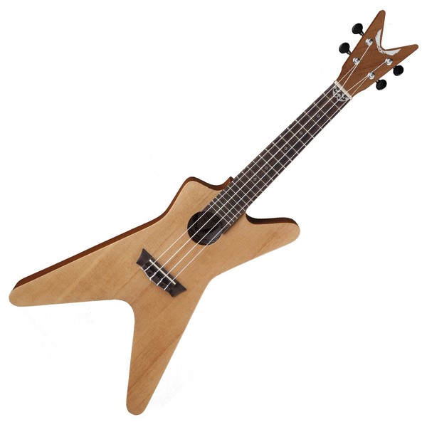 Dean ML Concert Ukulele, Satin Natural Front View