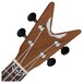 Dean ML Concert Ukulele, Satin Natural Neck & Headstock View