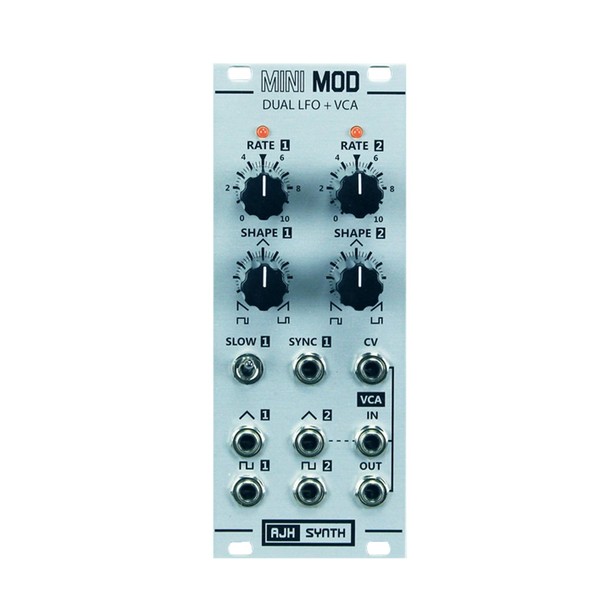 AJH Dual LFO & VCA, Silver - Main