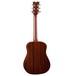 Dean Flight Series Travel Acoustic Guitar, Bubinga Back View