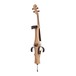 4/4 Size Electric Cello by Gear4music, Natural w/ Headphones