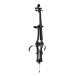 4/4 Size Electric Cello by Gear4music, Black w/ Amp Pack