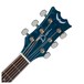 Dean AXS Quilt Ash Dreadnought Acoustic Guitar, Transparent Blue Neck & Headstock View