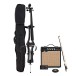Electric Cello Amplifier & Accessories Pack by Gear4music, White