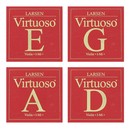 Larsen Virtuoso Violin String Set, Ball End E, Heavy