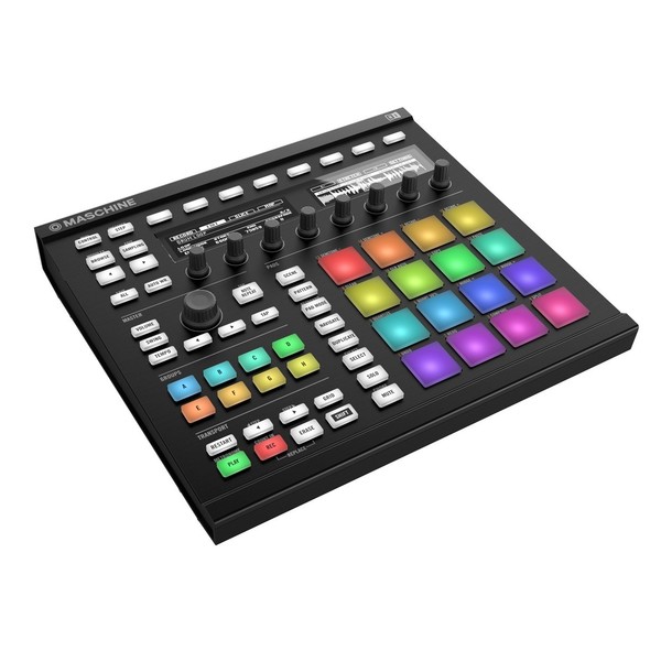 Native Instruments Maschine MK2, Black - Angled