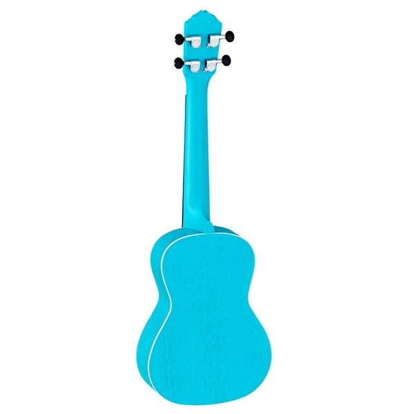 Ortega RULAGOON Concert Acoustic Ukulele, Lagoon Blue Back View