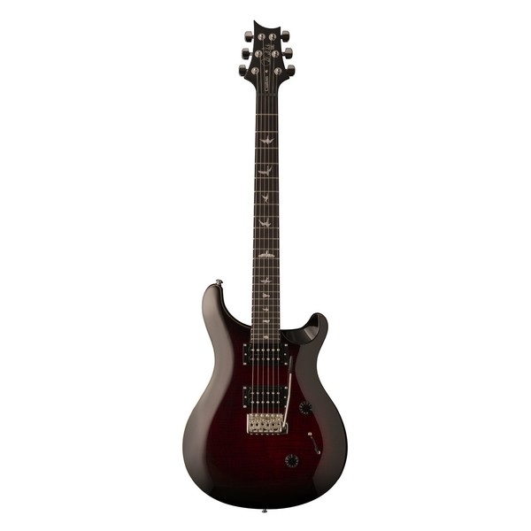 DISC PRS SE Custom 24, Fire Red Burst at Gear4music