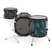 SJC Drums Custom 3pc 22 Maple Shell Pack, Distressed Blue