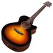 Dean Performer Plus Electro-Acoustic, Tobacco Sunburst Slanted View