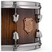 SJC Drums 13'' x 7'' Custom Snare Drum, Zebra Wood Outer Ply