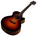Dean Performer Plus Electro-Acoustic, Trans Brazilia Slanted View